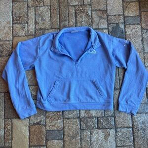 Columbia Sky Blue Cropped Pullover